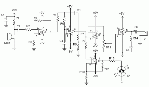 Electronic Stethoscope-Circuit diagram