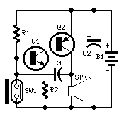 Personal alarm-Circuit diagram