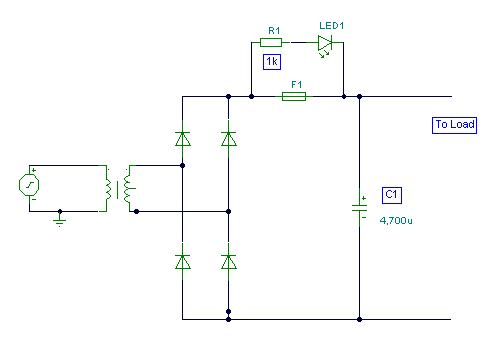 Fuse Monitor / Alarm-Circuit diagram