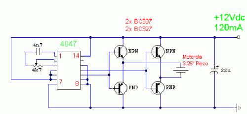 Insect Repellant-Circuit diagram