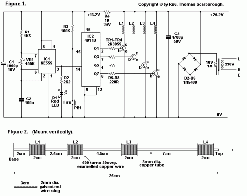 Magnetic Gun-Circuit diagram