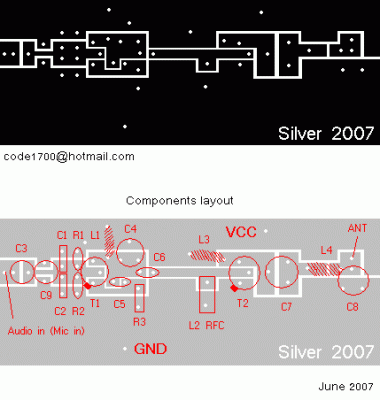 4W FM Transmitter-PCB