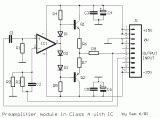 Modular Preamplifier with IC Class A