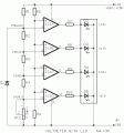 Voltmeter with LED for car battery