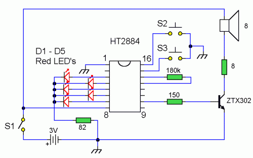 Sound Effects Generator 2-Circuit diagram
