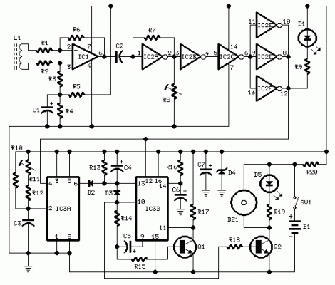 Speed-limit Alert-Circuit diagram