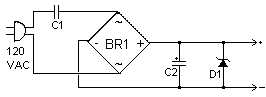 Transformerless Power Supply-Circuit diagram