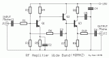 RF Amplifier Wide Band (40MHZ)