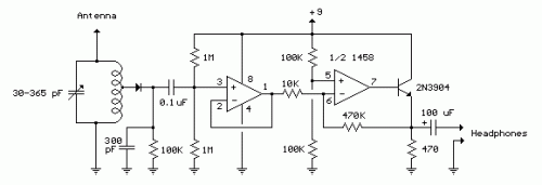 Micro Power AM Broadcast Transmitter-Circuit diagram