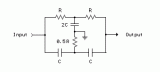 RC Notch Filter (Twin T)