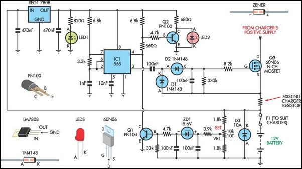 Battery Charger Circuit Diagram