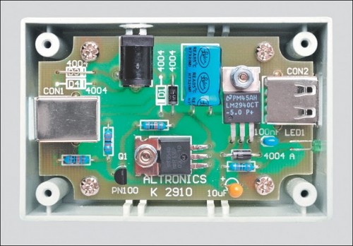 USB Power Injector For External Hard Drives-Complete Project