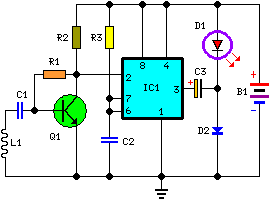 Cellular Phone Calling Detector Circuit Schematic-Circuit diagram