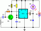 Cellular Phone Calling Detector Circuit Schematic