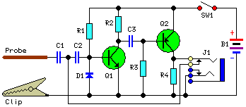 Pulse Generator And Signal Tracer Circuit Diagram-Circuit diagram