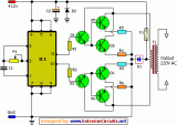 100W Inverter Circuit Schematic