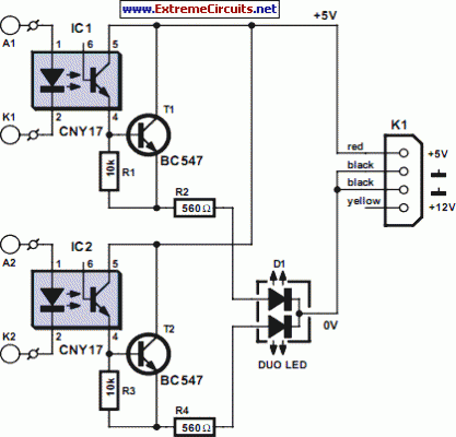 Multicolor HD LED-Circuit diagram