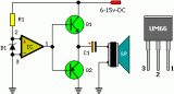 Music Generator Schematic Using UM66