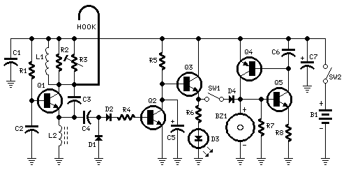 Circuit diagram-Door Alarm