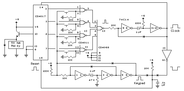 How to build Digital Electronic Lock - circuit diagram block diagram of 2 bit comparator 